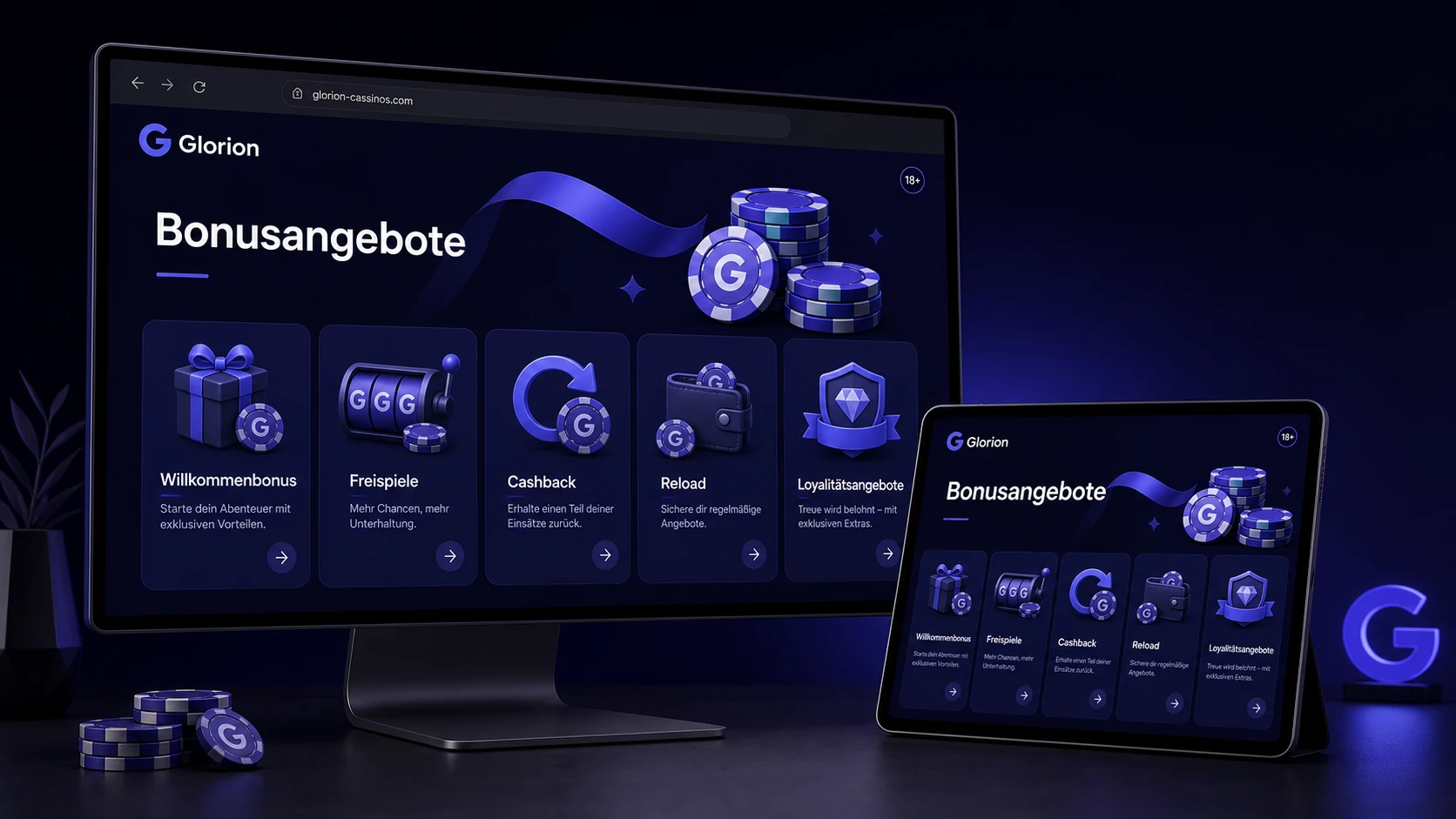 Welche Bonusangebote kann Glorion Casino bereithalten?