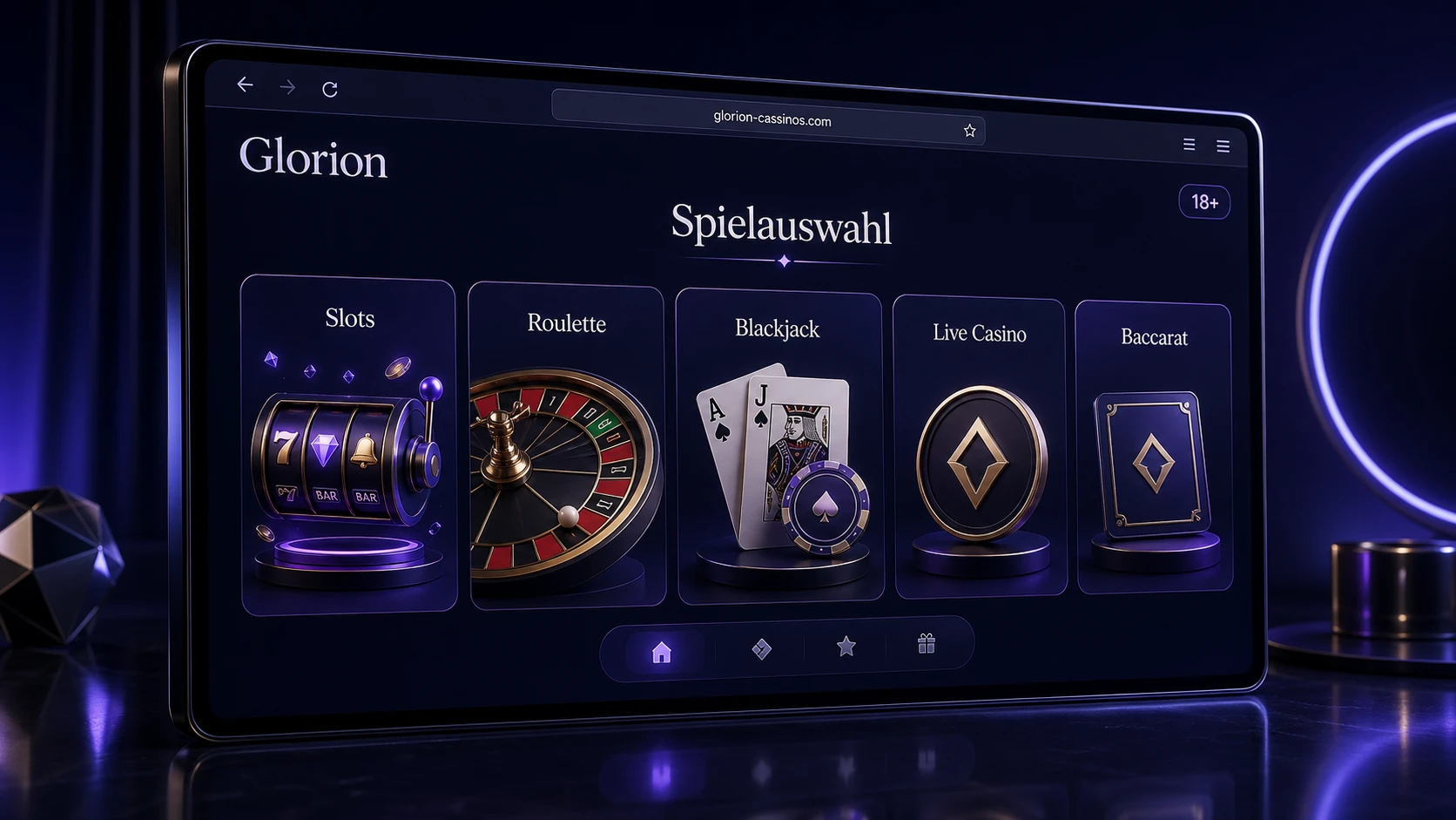 Spiele im Glorion Online Casino